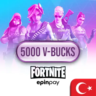Fortnite 5000 V-Bucks (PC) - Epic Games (Turkey) | Epinpay