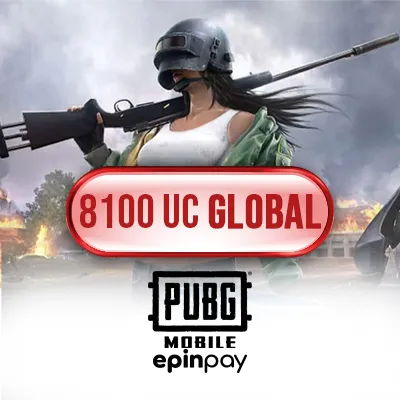 PUBG Mobile 8100 UC (Global) Satın Al | Epinpay