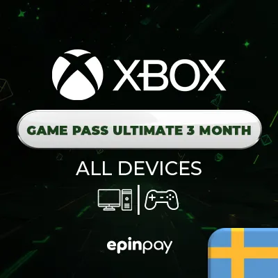 Xbox Game Pass Ultimate 3 Month (Turkey VPN) - Sweden