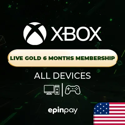 Xbox Live Gold 6 Months Membership (US) Satın Al | Epinpay