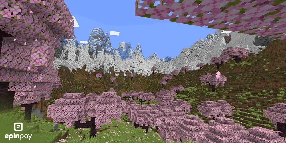 Cherry Cliffs minecraft