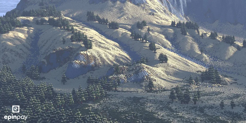 Snowy Mountains minecraft