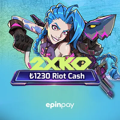 2XKO 1230 TL Riot Cash E-PIN | PC, Mobile, PS5 – Epinpay