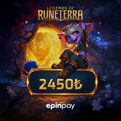 Legends of Runeterra 2450 TRY Riot Cash| Anında Epinpay