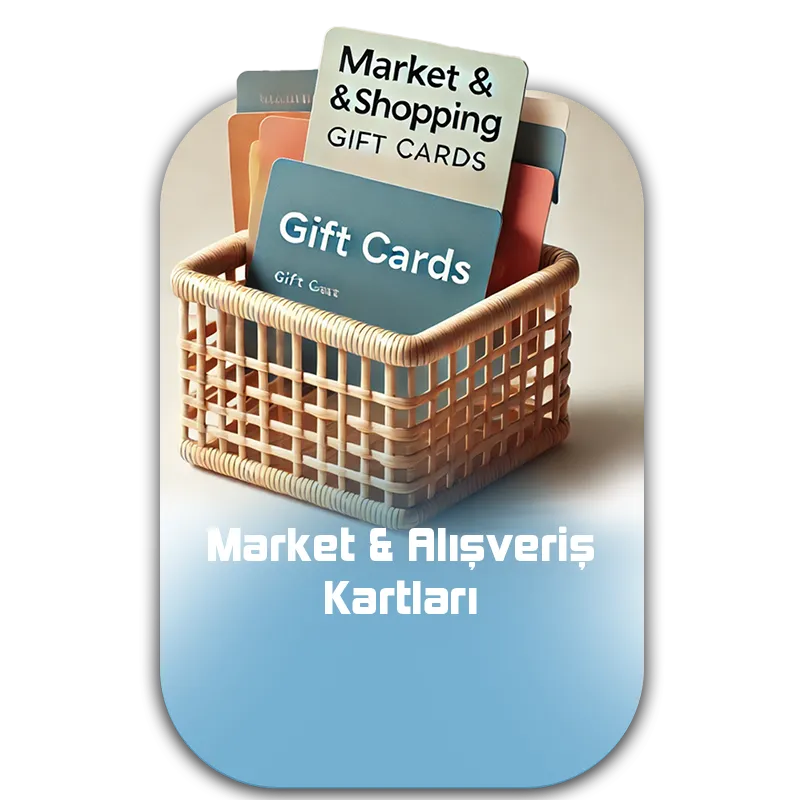 Market & Alışveriş Hediye Kartları | Epinpay Fırsatları