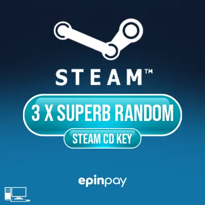 3x Superb Random PC Steam Key – Epinpay ile Hızlı Teslim