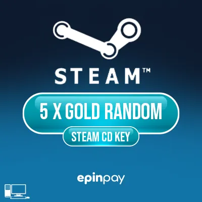 5x Gold Random PC Steam Key – Epinpay ile Güvenli Ödeme