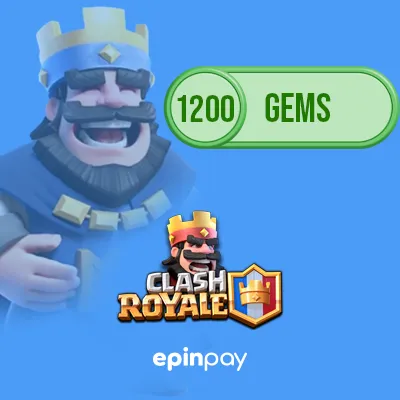 Clash Royale 1200 Yeşil Taş | Epinpay