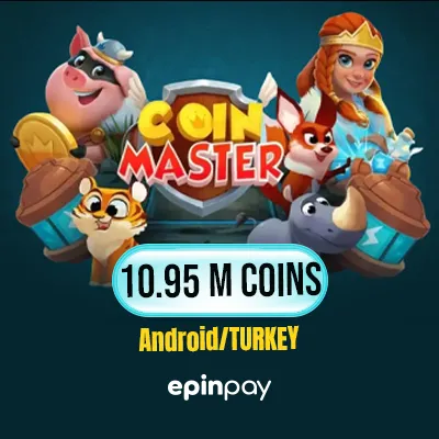 Coin Master 10.95 M Coins (Android Turkey) | Epinpay
