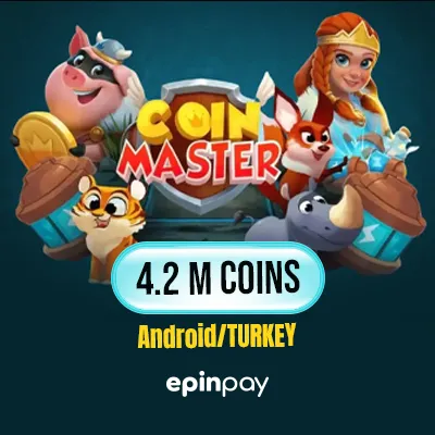 Coin Master 4.2M Coins (Android Turkey) | Epinpay