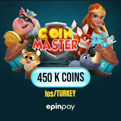 Coin Master 450K Coins (iOS Turkey) | Epinpay