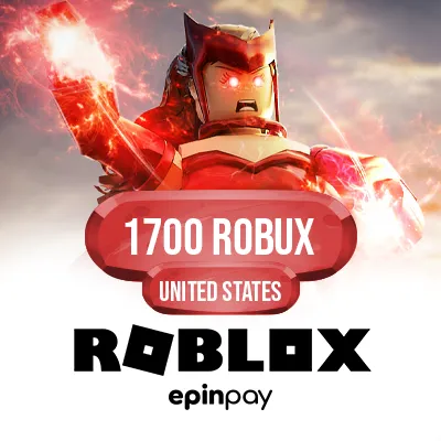 Roblox 1700 Robux Gift Card US – Epinpay ile Güvenli Alışveriş