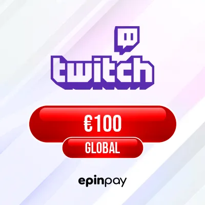 Twitch €100 Gift Card Global – Epinpay ile Güvenli Alışveriş