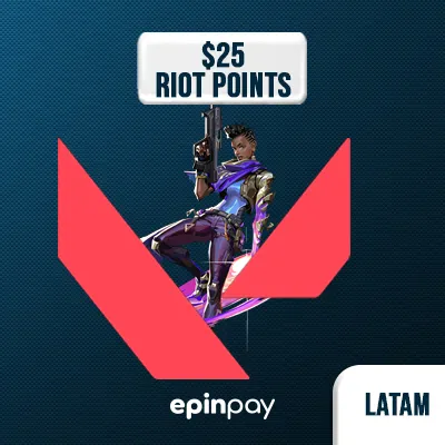 Valorant Gift Card USD LATAM $25 - Riot Points | Epinpay