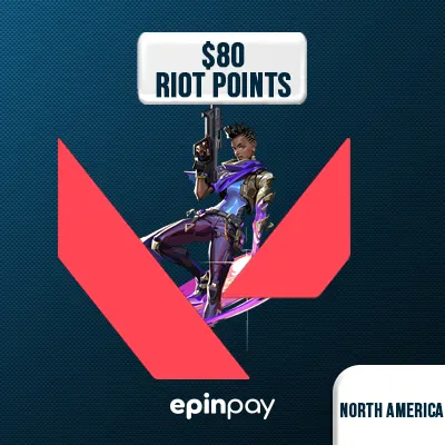 Valorant Gift Card USD NA $80 - Riot Points | Epinpay