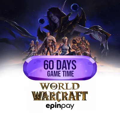 World of Warcraft 60 Günlük Prepaid – Epinpay ile Hızlı ve Güvenli Teslim