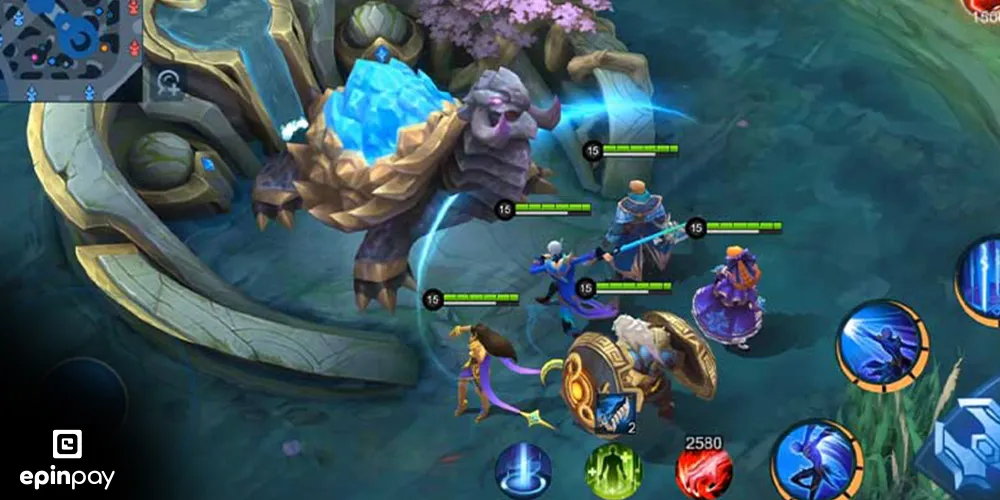 Mobile Legends Bang Bang ping ekranı