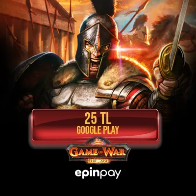 Google Play 25 TL Game of War Fire Age | Epinpay