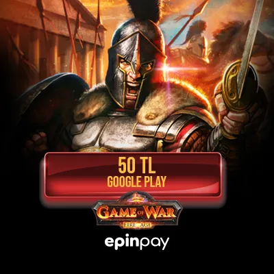 Google Play 50 TL Game of War Fire Age | Epinpay