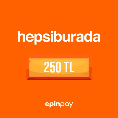 Hepsiburada 250 TL Hediye Kartı