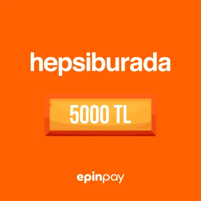 Hepsiburada 5000 TL Hediye Kartı