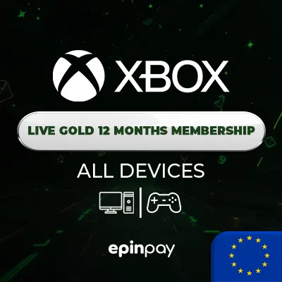 Xbox Live Gold 12 Months Membership (Europe) | Epinpay