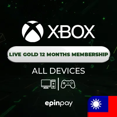 Xbox Live Gold 12 Months (Turkey - Brasil VPN) TW | Epinpay