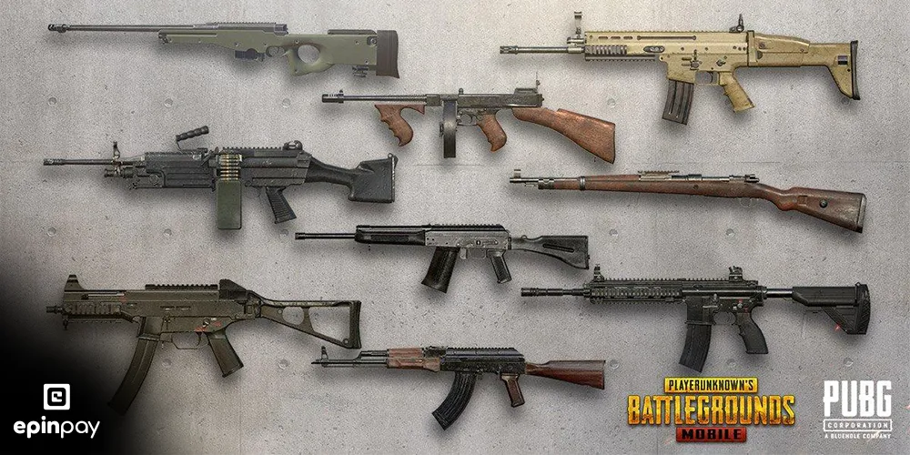 pubg guns