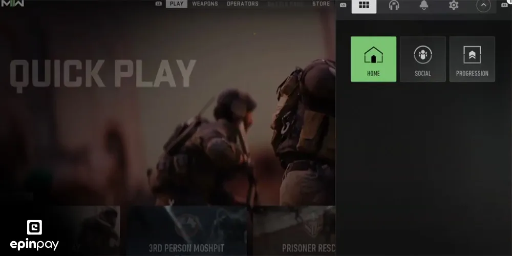 call of duty crossplay özelliği açma-kapama adım 1