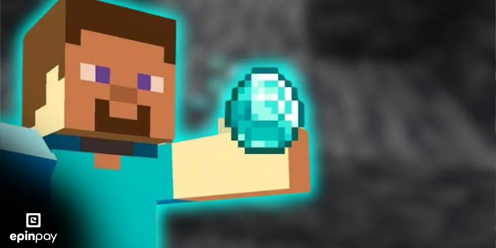  Minecraft  elmas bulma