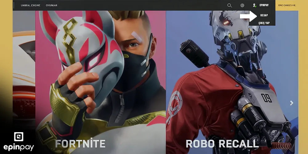 fortnite v bucks kod adım 1