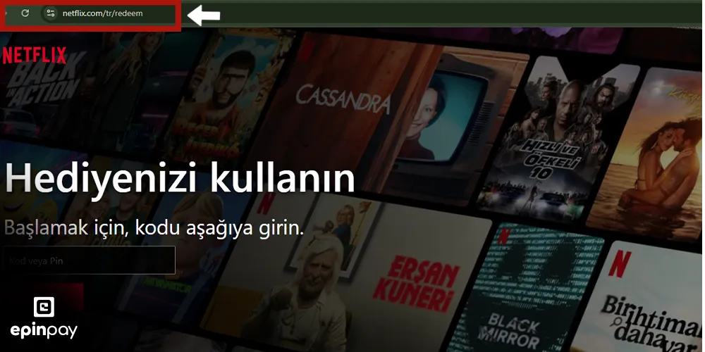 netflix adım 1 giriş