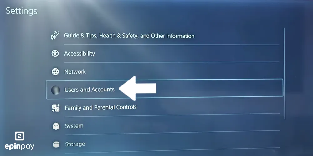 ps5 hediye kartı kod girişi adım 2