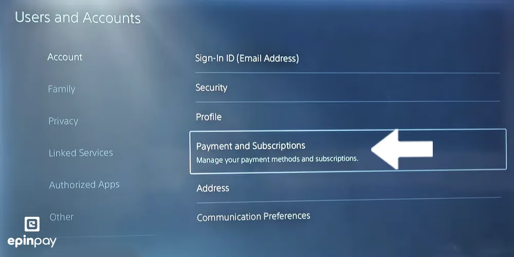 ps5 hediye kartı kod girişi adım 3