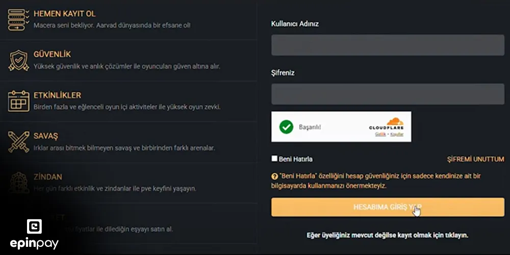 rise online cash yükleme 1