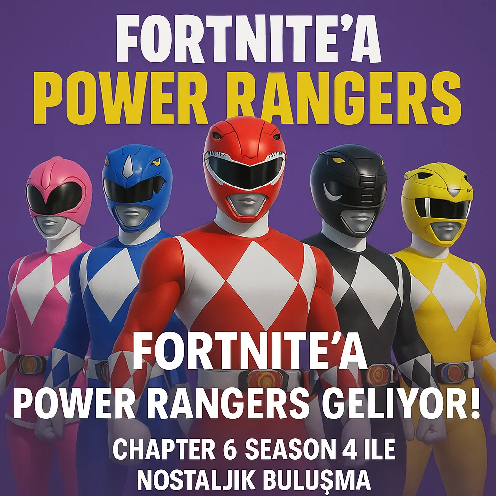 Fortnite Power Rangers Etkinliği Başlıyor Chapter 6 Season 4