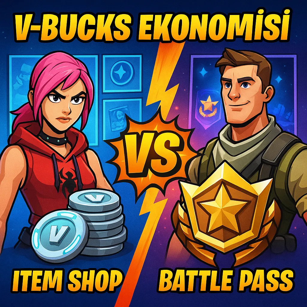2025 V-Bucks Ekonomisi: Item Shop vs Battle Pass