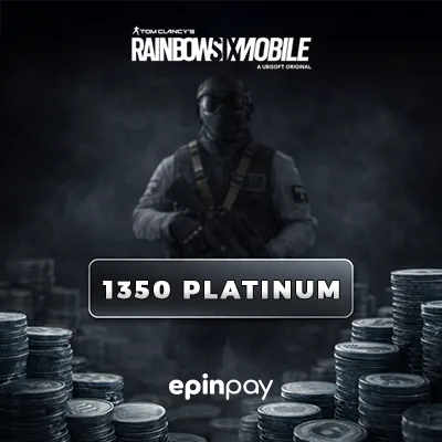 Rainbow Six Mobile 1350 Platinum | Anında Top-Up | Epinpay
